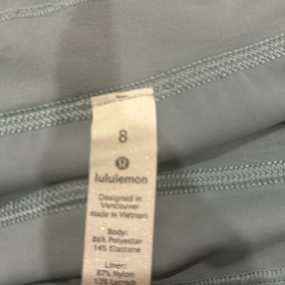lululemon athletica Light Blue Tennis Skirt